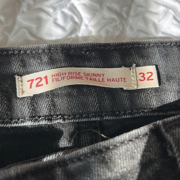 Black Denim Skinny Jeans - Picture 2 of 2